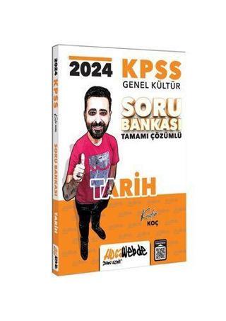 2024 KPSS Tarih Tamamı Çözümlü Soru Bankası - Hoca Webde Yayınları
