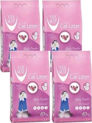 VanCat Baby Powder Parfümlü Kedi Kumu 10 kg x 4 Adet