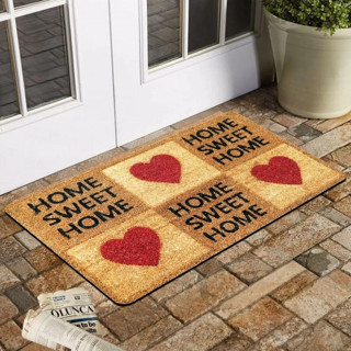 Esnature Güzel Evim Temalı Kapı Önü Paspası 45x70 Cm