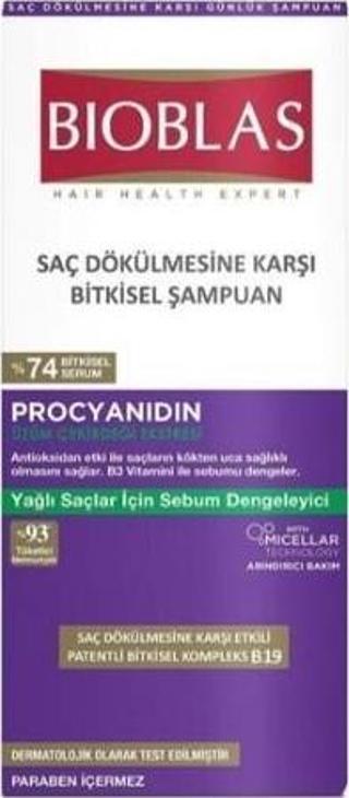 Bioblas Şampuan 360 ml Procyanidin Yağlanma Karşıtı