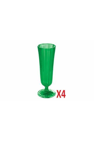 Porland Yeşil Flüt Bardağı 130cc 4'lü 04FIA001715
