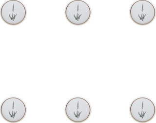 Porland Botanical Desen Düz Tabak 21cm 6'lı