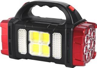 Powermaster HB-1678 Solarlı USB Çıkışlı Şarjlı 38 Watt Kamp Feneri