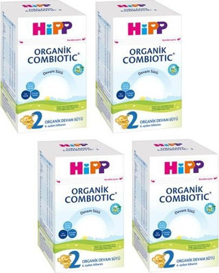 Hipp 2 Organik Combiotic Devam Sütü 800 gr 4 Adet