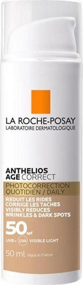 La Roche-Posay Anthelios Age Correct Tinted SPF 50 Renkli Kırışıklık Karşıtı Krem 50 ml