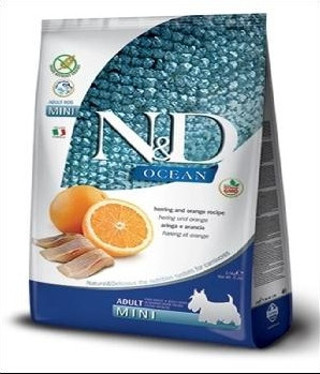 N&D Ocean Dog R.Balığı&Portakal Adult Mını 7 Kg