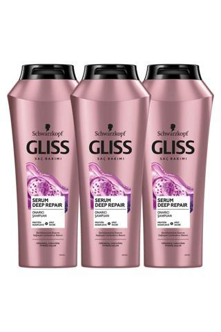 Gliss Serum Deep Repair Onarıcı Şampuan 500 ml  x 3 Adet