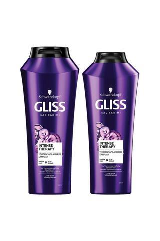 Gliss Intense Therapy Yeniden Yapılandırıcı Şampuan Seti (Şampuan 500 ml + Şampuan 360 ml)