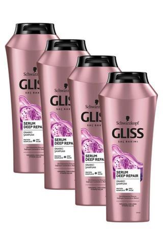 Gliss Serum Deep Repair Onarıcı Şampuan 500 ml x 4 Adet