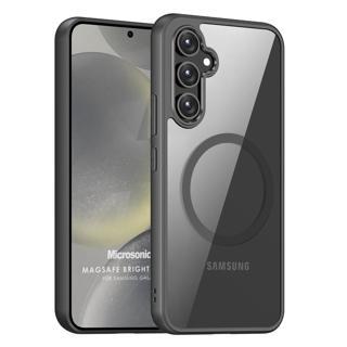 Microsonic Samsung Galaxy S24 Plus Kılıf MagSafe Bright Planet Gri