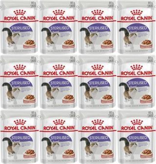 Royal Canin Gravy Sterilised Kisirlastirilmis Yas Kedi Mamasi 85 Gr 12 Adet