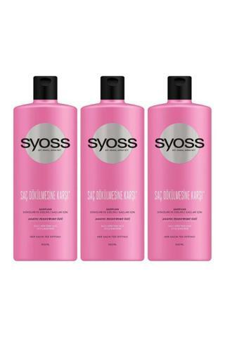 Syoss Saç Dökülmesine Karşı Şampuan 500 ml  x 3 Adet