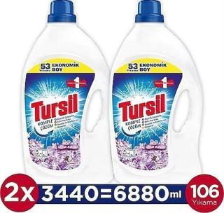 Tursil Sıvı Çamaşır Deterjanı 2x 3440ml (106 Yıkama) Leylak Bahçesi