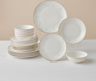 Karaca Elegance Bone Festival 24 Parça 6 Kişilik Yemek Takımı