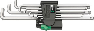 Wera 950/9 Hex-Plus 4 Allen Anahtar Set, metrik, Krom Kaplama