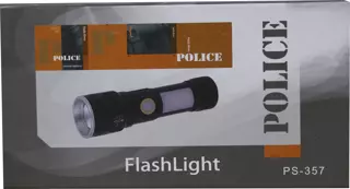 Ps-357 Zoom Yan Aydınlatma Işıklı Magnetli ve Kırmızı-Mavi İkaz Işıklı Şarjlı El Feneri