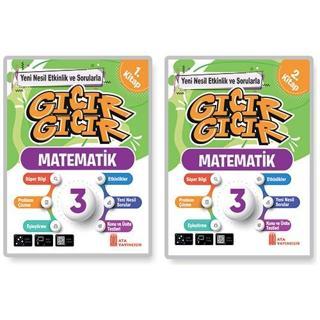 3. Sınıf Gıcır Gıcır Matematik 1 ve 2. Kitap (2'li kitap) - Ata Yayıncılık