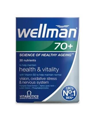 Vitabiotics Wellman 70+ Takviye Edici Gıda 30 Tablet