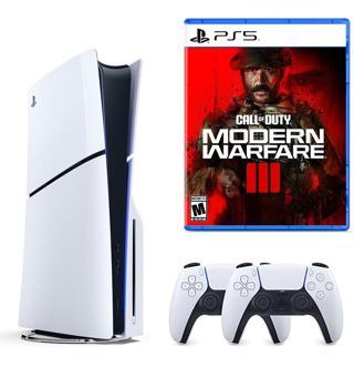 Sony Playstation 5 Slim Cd Edition + 2. DualSense Ps5 Kol + Call Of Duty Modern Warfare 3 III (İthalatçı Garantili)