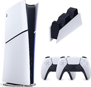 Sony Playstation 5 Slim Dijital + 2. DualSense Ps5 Kol + Şarj istasyonu (İthalatçı Garantili)