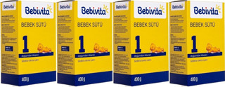 Bebivita Bebek Sütü 400GR No:1 (0-6 Ay) Doğumdan İtibaren (4 Lü Set)