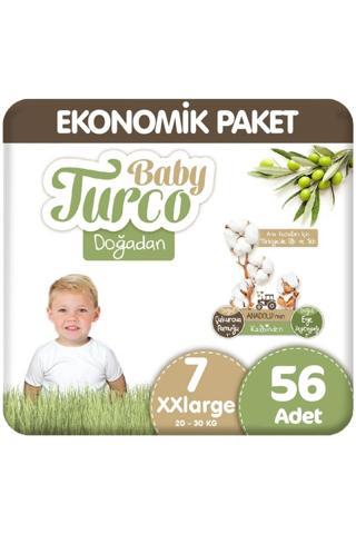 Baby Turco Doğadan 7 Beden Ekonomik 28X2 56 Adet
