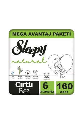Sleepy Natural Bebek Bezi Mega Avantaj Paketi 6 Numara 15 - 25 Kg 160 Adet