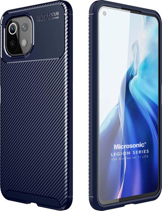 Microsonic Xiaomi Mi 11 Lite Kılıf Legion Series Lacivert
