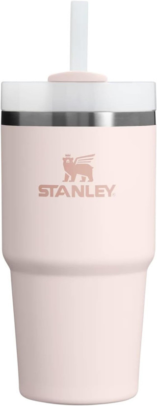 Stanley Quencher Pipetli Termos Bardak, Pembe Kuvars (Rose Quartz), 0.60 Litre