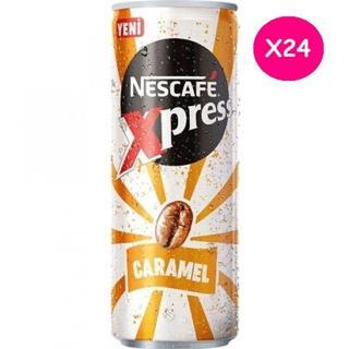 Nescafe Xpress Karamel Soğuk Kahve 250 ml 24'lü