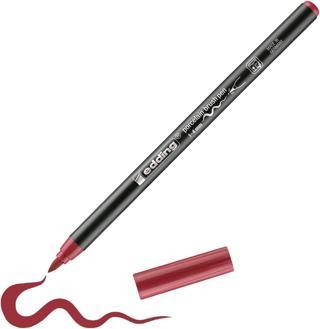 Edding Porcelain Brush Pen Porselen Kalemi Ateş Kırmızısı / 019