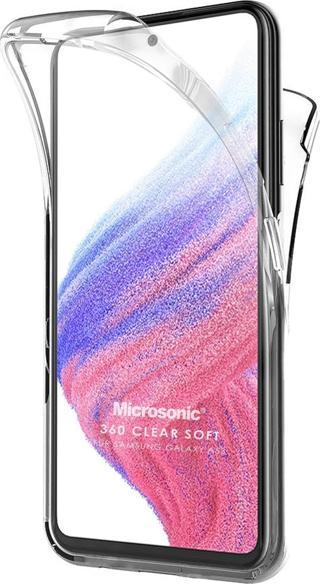 Microsonic Samsung Galaxy M52 Kılıf 6 Tarafı Tam Full Koruma 360 Clear Soft Şeffaf