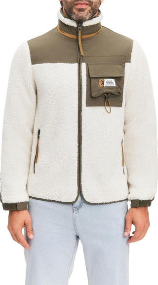 Lumberjack Regular Fit Dik Yaka Peluş Erkek Mont 7KSYFA24MJ 5PR EKRU