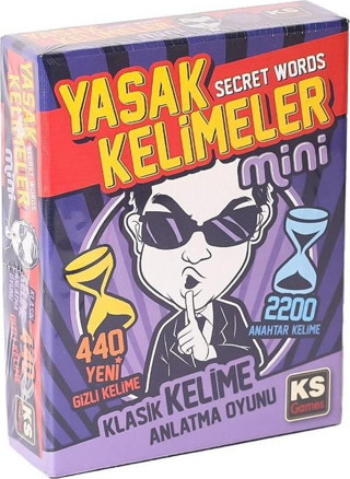 Ks Games Yasak Kelimeler Mini Anlatma Kutu Oyunu 440 Yeni Gizli Kelime 25115