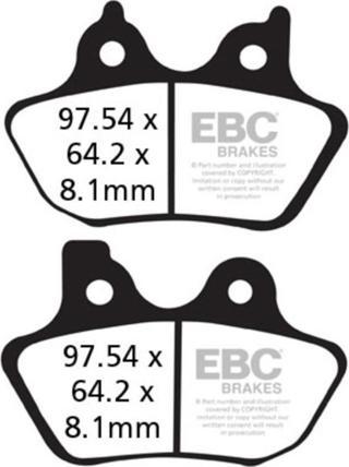 EBC FA400V HARLEY DAVIDSON 03-11 ÖN ARKA YARI SINTER FREN BALATASI