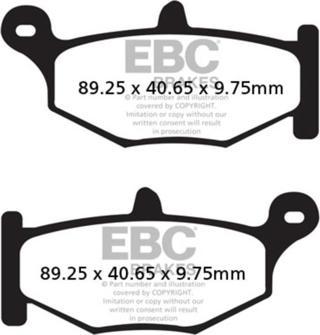 EBC FA419V SUZUKI DL 1000,1050 VSTROM YARI SINTER ARKA FREN BALATASI