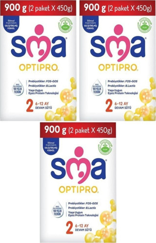 SMA OPTIPRO 2 Numara 900 GR 3`lü Avantaj Paketi (2700 GR)