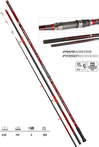 Trabucco Huracan FRX Surf 450cm 250gr Surf Olta Kamışı