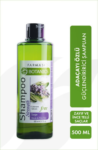 Botanics Adaçayı Özlü Güçlendirici Şampuan 500 ml