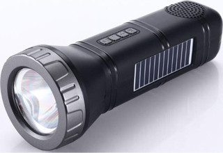 Güneş Enerjili Kamp El Feneri - Bluetooth Radyo Özellikli