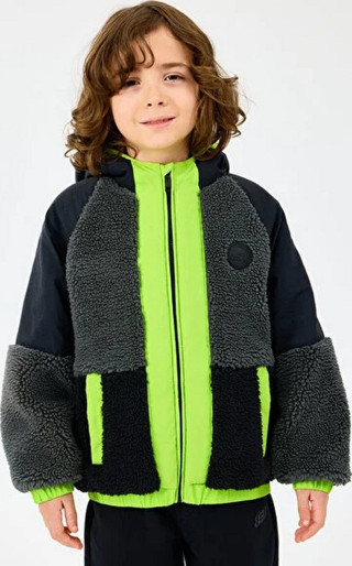 Skechers SK2520045-1602 B Fleece Full Zip Sherpa Erkek Çocuk Polar