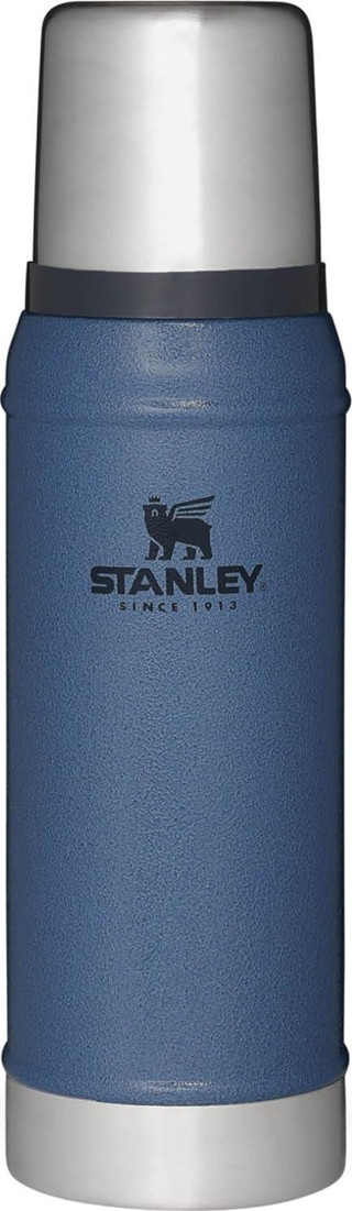 Stanley Classic Legendary Vakumlu Çelik Termos, Mavi (Hammertone Lake), 0.75 Litre