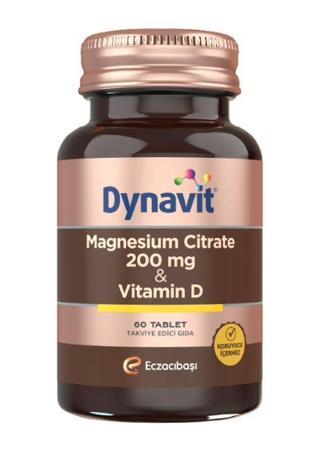Eczacıbaşı Dynavit Magnesium Citrate 200 Mg & Vitamin D 60 Tablet