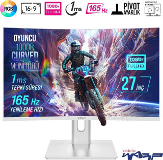 Warp WRP27-165-W 27" 1 ms Full HD Curved Oyuncu Monitörü