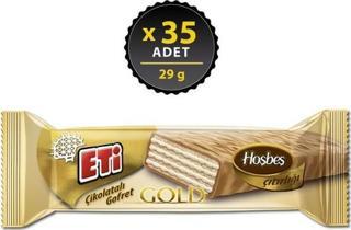 Eti Çikolatalı Gofret Gold 29 gr x 35 Adet