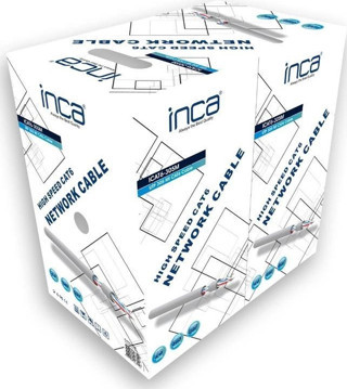 Inca Icat6-305m 305mt 0.57mm 23awg Cat6 Kablo Gri