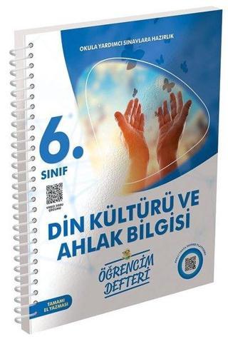 6.Sınıf Din Kültürü ve Ahlak Bilgisi Öğrencim Defteri - Kolektif  - Ankara Murat Yayıncılık