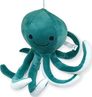 Peluş Sevimli Ahtapot 30 cm - Yeşil