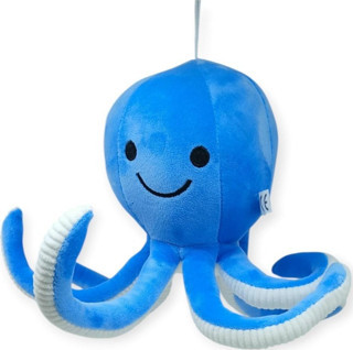 Peluş Sevimli Ahtapot 30 cm - Mavi