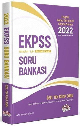 2022 EKPSS Soru Bankası Özel Tek Kitap - Kolektif  - Editör